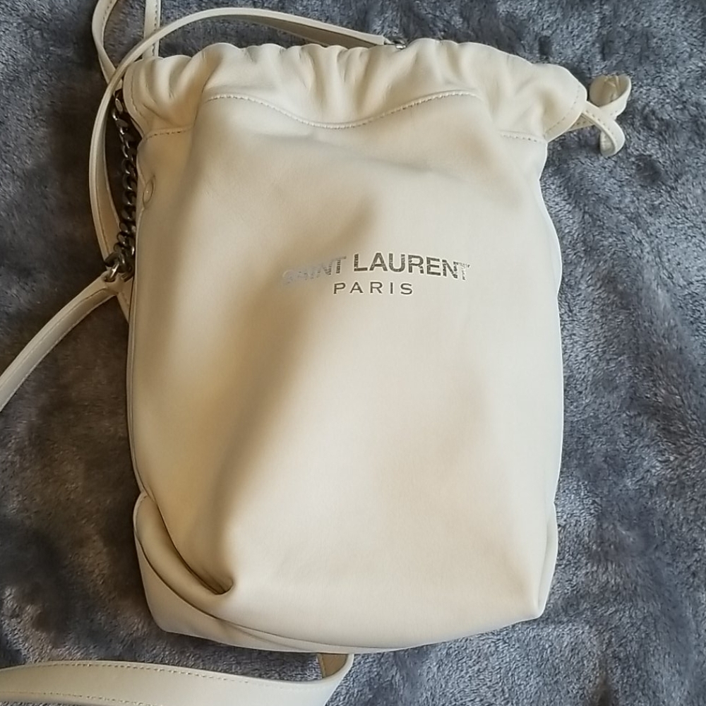 Brand New Saint Laurent Teddy Bucket Bag